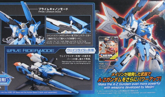 HGBF 「A-Zガンダム」 レビュー