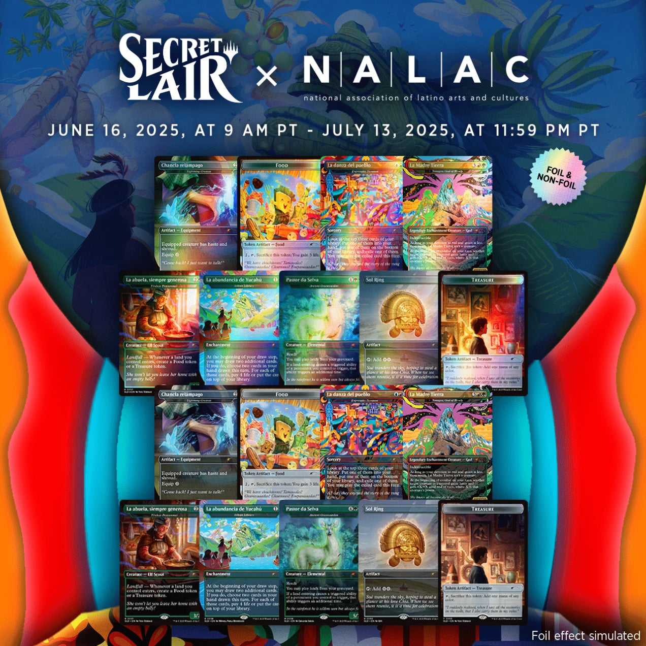 Secret Lair x NALAC Drop: Nuestra Magia (Rainbow Foil) - Secret