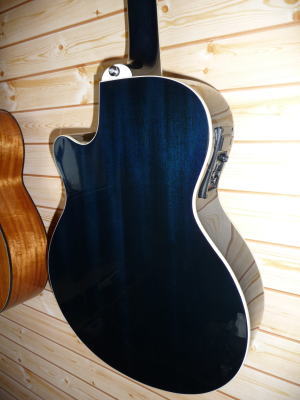 エレアコ ギター JUNO EA-50FC ／SBE シースルーブルー fホール