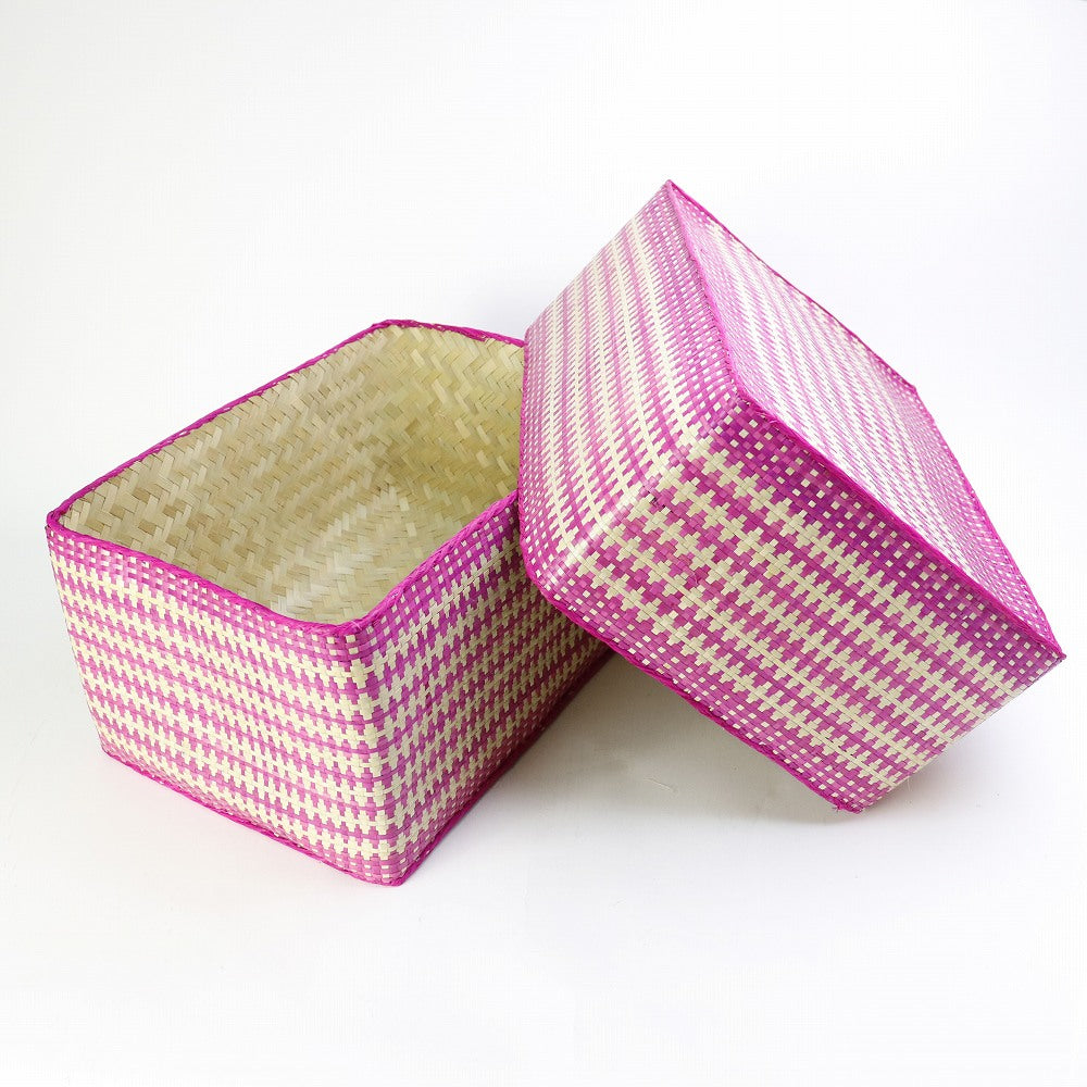 チヒ カラフル長方形箱 蓋付 特大 2410 | マンゴロベ