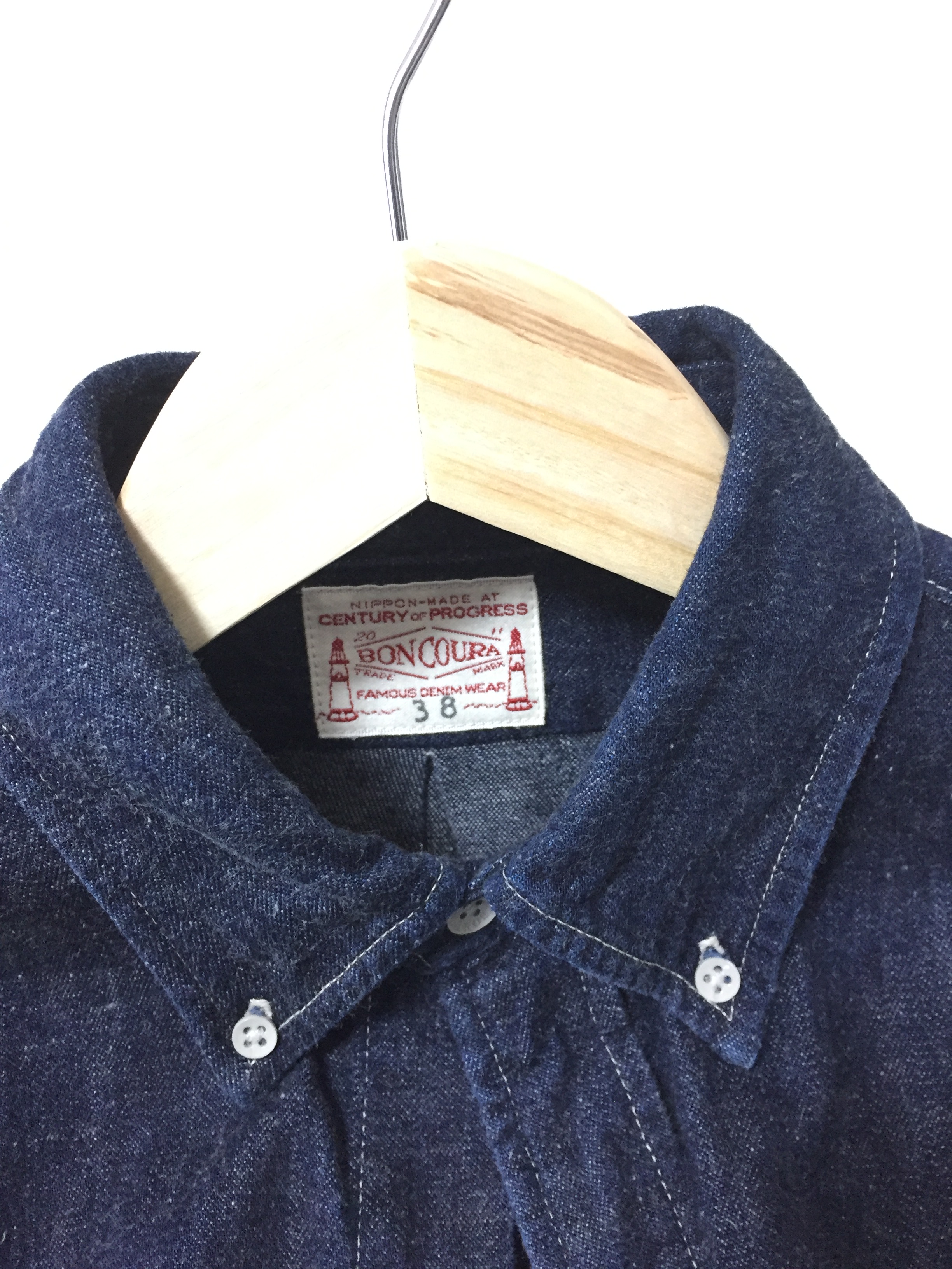 BONCOURA【ボンクラ】BDデニムシャツ 色落ち経年変化が楽しみ – MASAKI