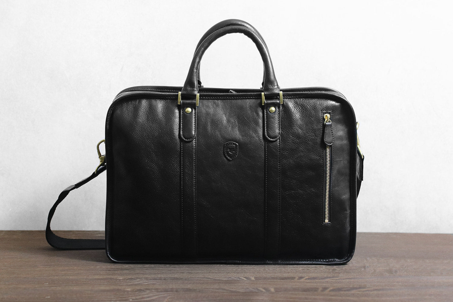 sot / GAMI 趣のあるベジタブルタンニンレザーの 機能的2wayブリーフケース