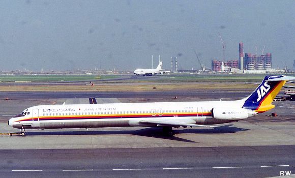 Rainbow Wings】 JAS日本エアシステム DC-9-81