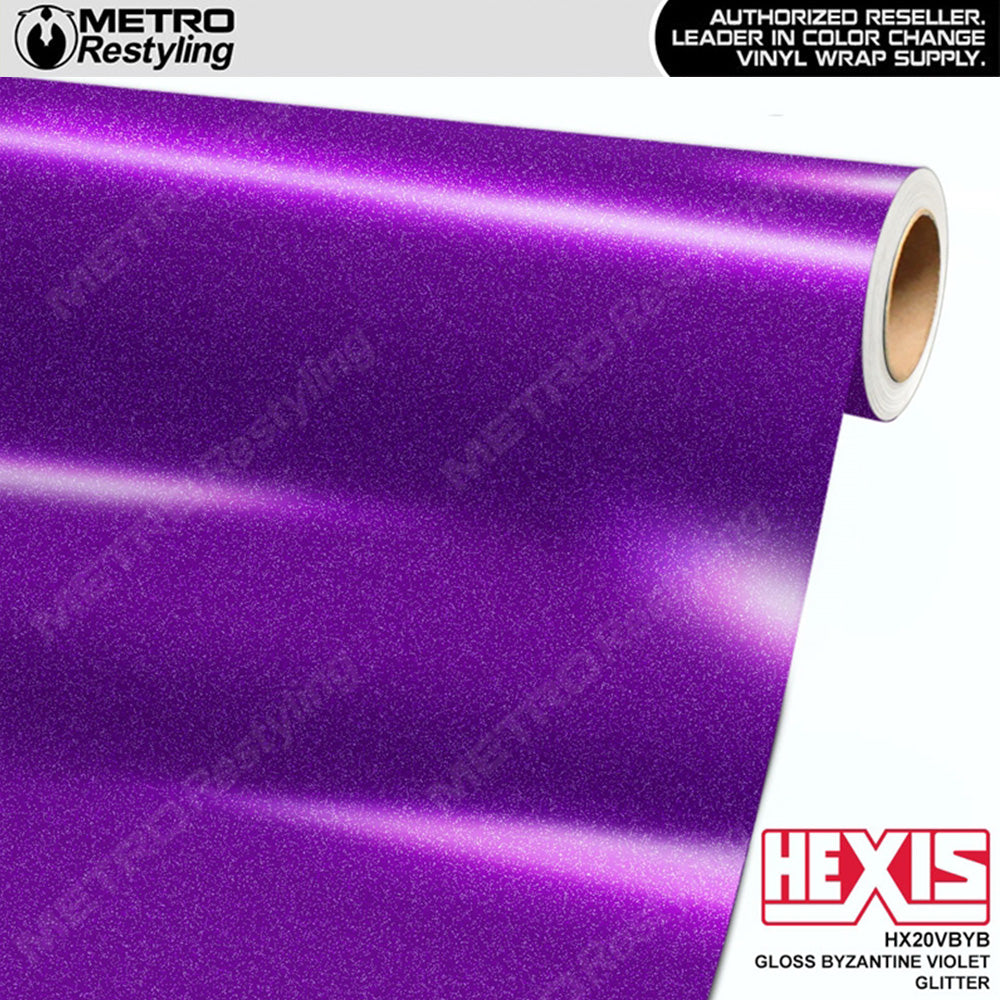 Gloss Byzantine Violet Glitter - Hexis | Metro Restyling