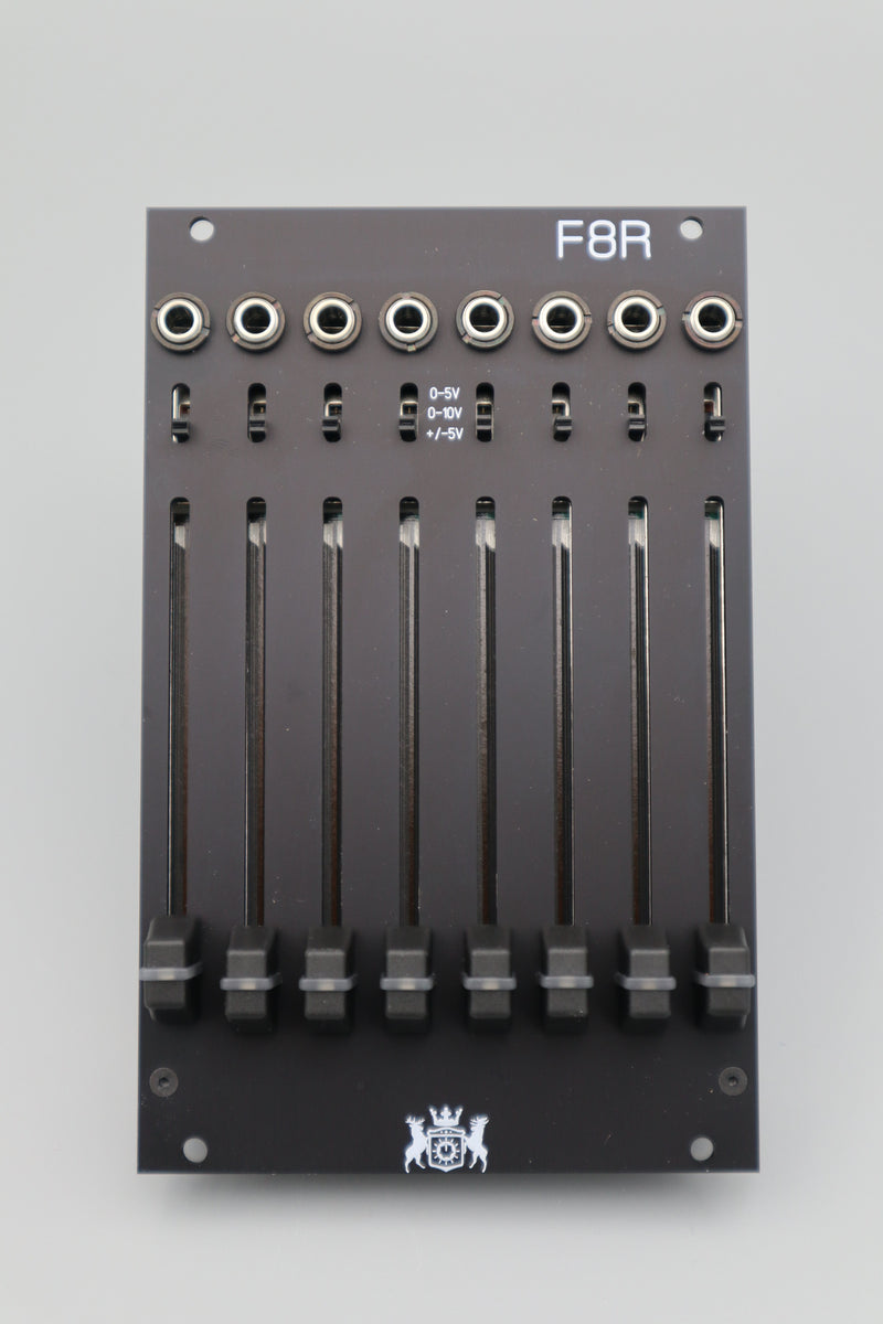 F8R 8 Channel Fader Bank with CV, I2C, and MIDI – Michigan Synth Works
