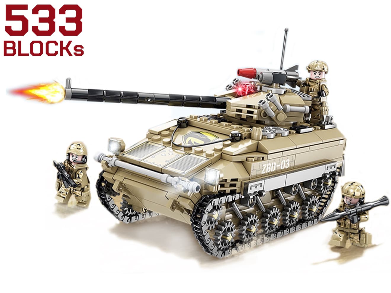 AFM 中国軍 ZBD-03 03式空挺歩兵戦闘車 533Blocks | ミリタリーベース