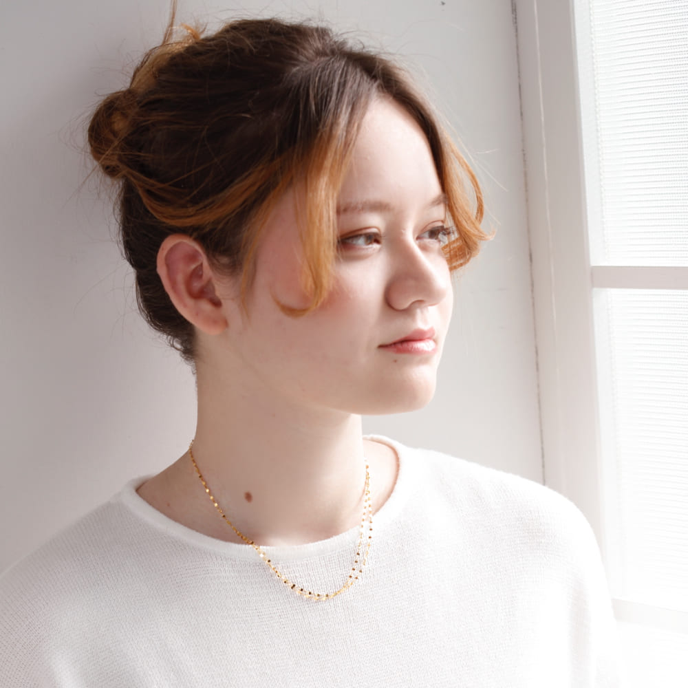 K24 pure gold/ピュアゴールド 2連ネックレス｜山梨県甲府市の