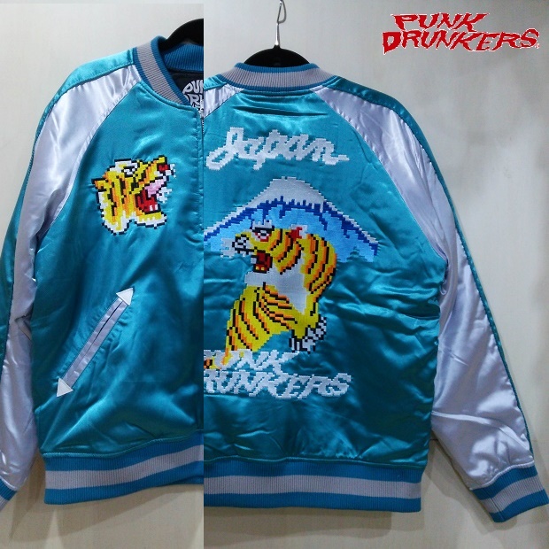 PUNKDRUNKERSより世にも珍しいかぶり物のスカジャンが入荷しました