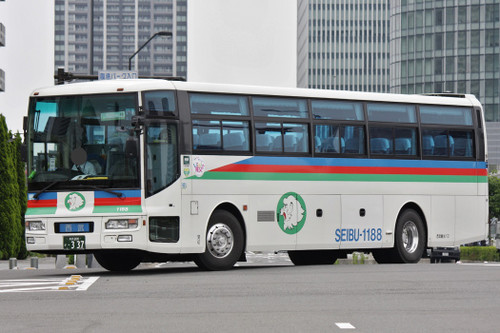 西武観光バス 日産ディーゼル スペースアロー 富士重工 1M 人生は