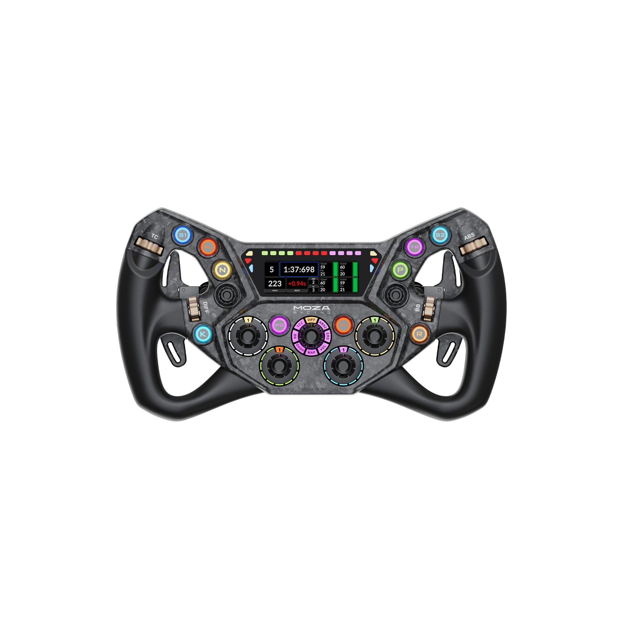 MOZA KS Pro Steering Wheel | 300mm Butterfly GT Wheel – MOZA Racing