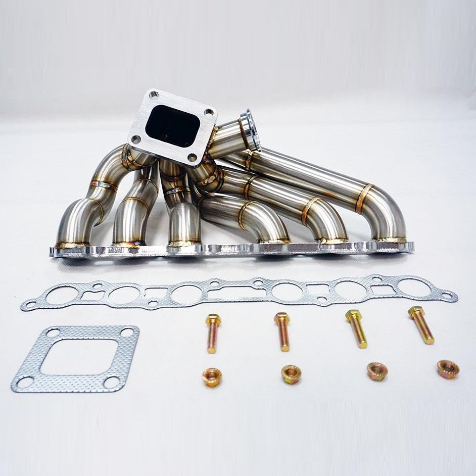 2JZ-GE T4フランジ(シングルポート)上置き エキマニ 44mmウエスト