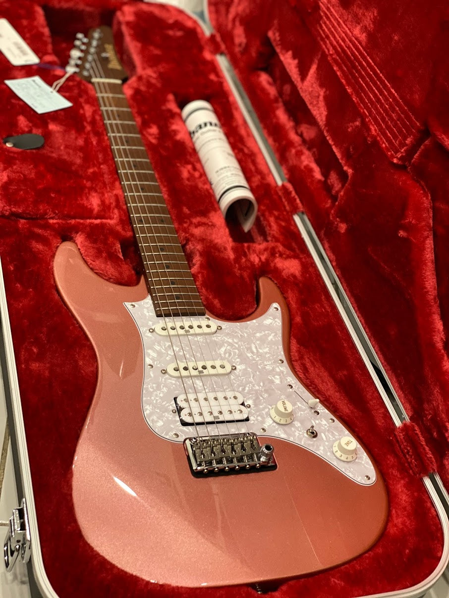 Ibanez Prestige AZ2204 - Hazy Rose Metallic – nafiriguitar.com