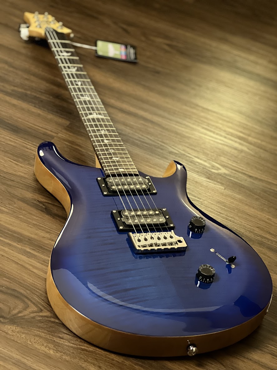 PRS SE Custom 24 in Faded Blue Burst – nafiriguitar.com