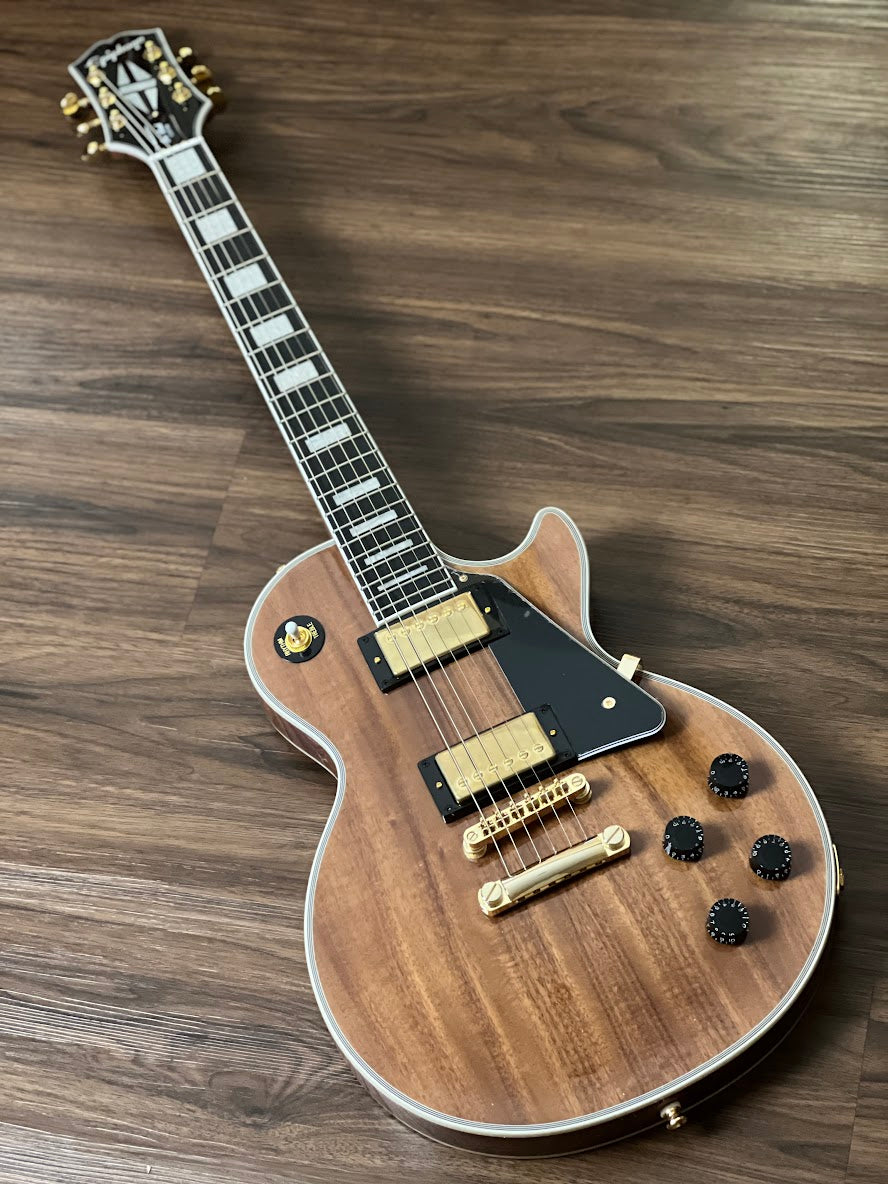 Epiphone Les Paul Custom Koa in Natural – nafiriguitar.com