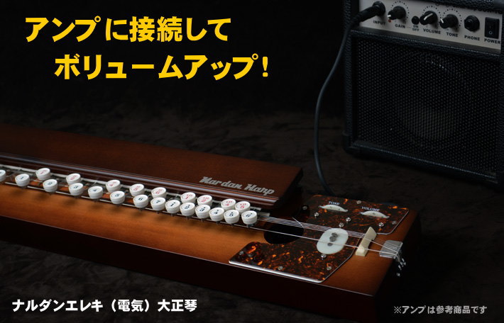ナルダン大正琴商品一覧 ＞ 5弦大正琴 ＞ ナルダン大正琴 エレキ