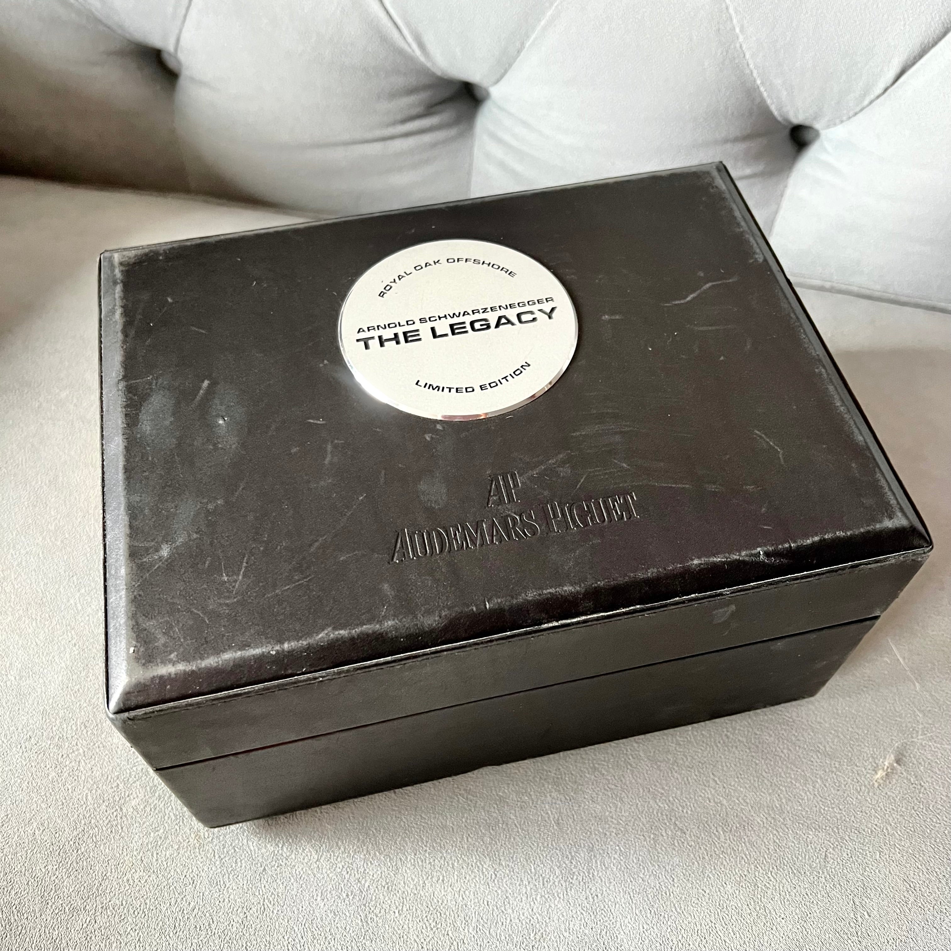 AUDEMARS PIGUET Arnold Schwarzenegger LEGACY Leather Box | NATILUXIA