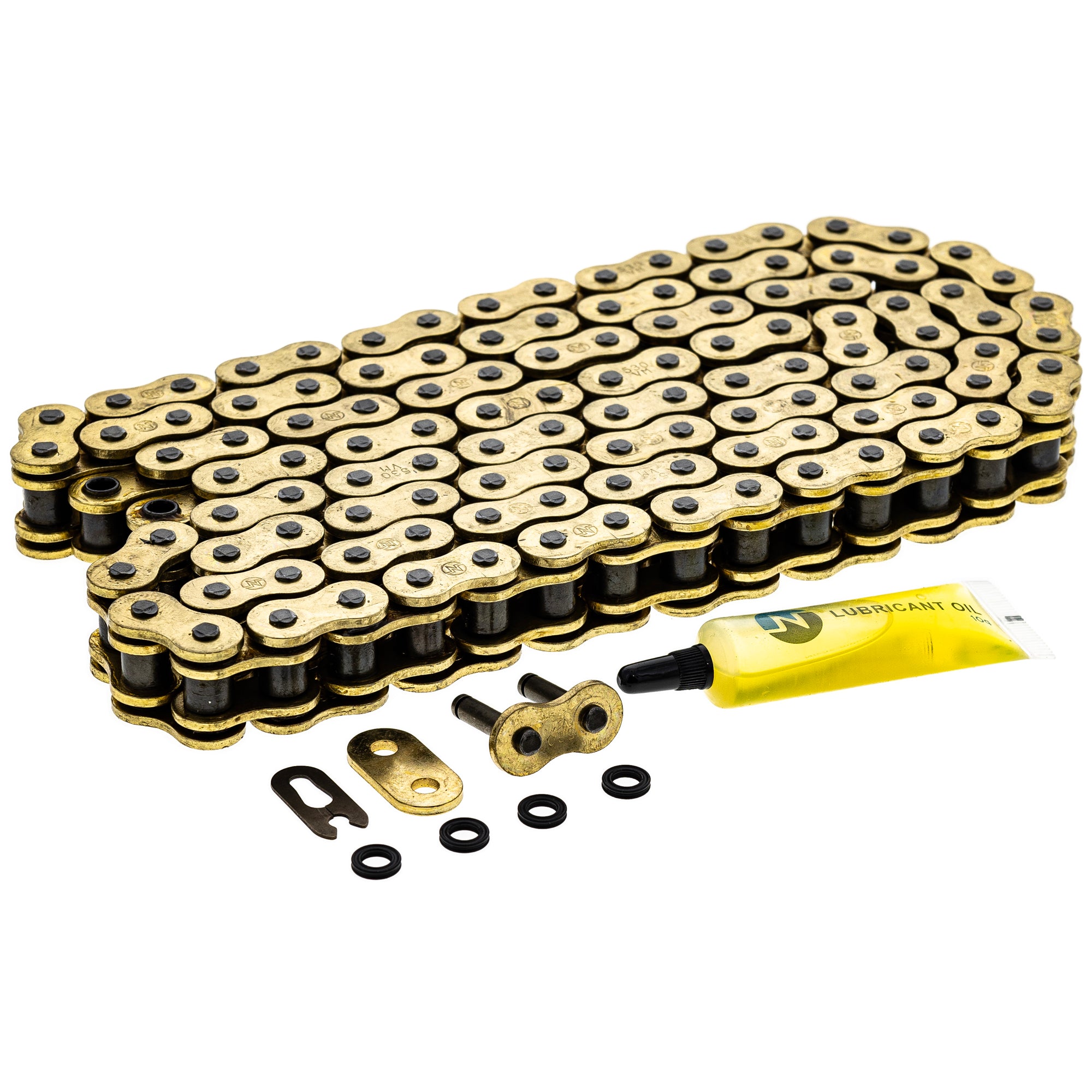 Gold X-Ring Chain 118 w/ Master Link Suzuki Yamaha | NICHE PARTS