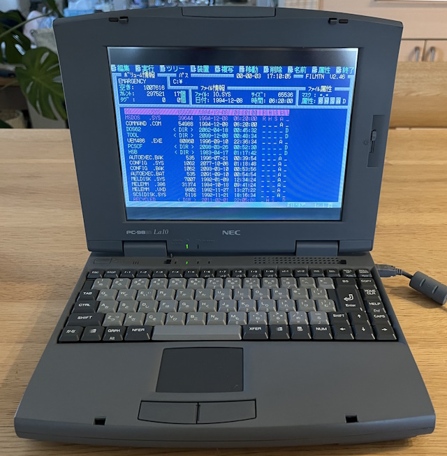 PC-9821La10にFDDを接続する
