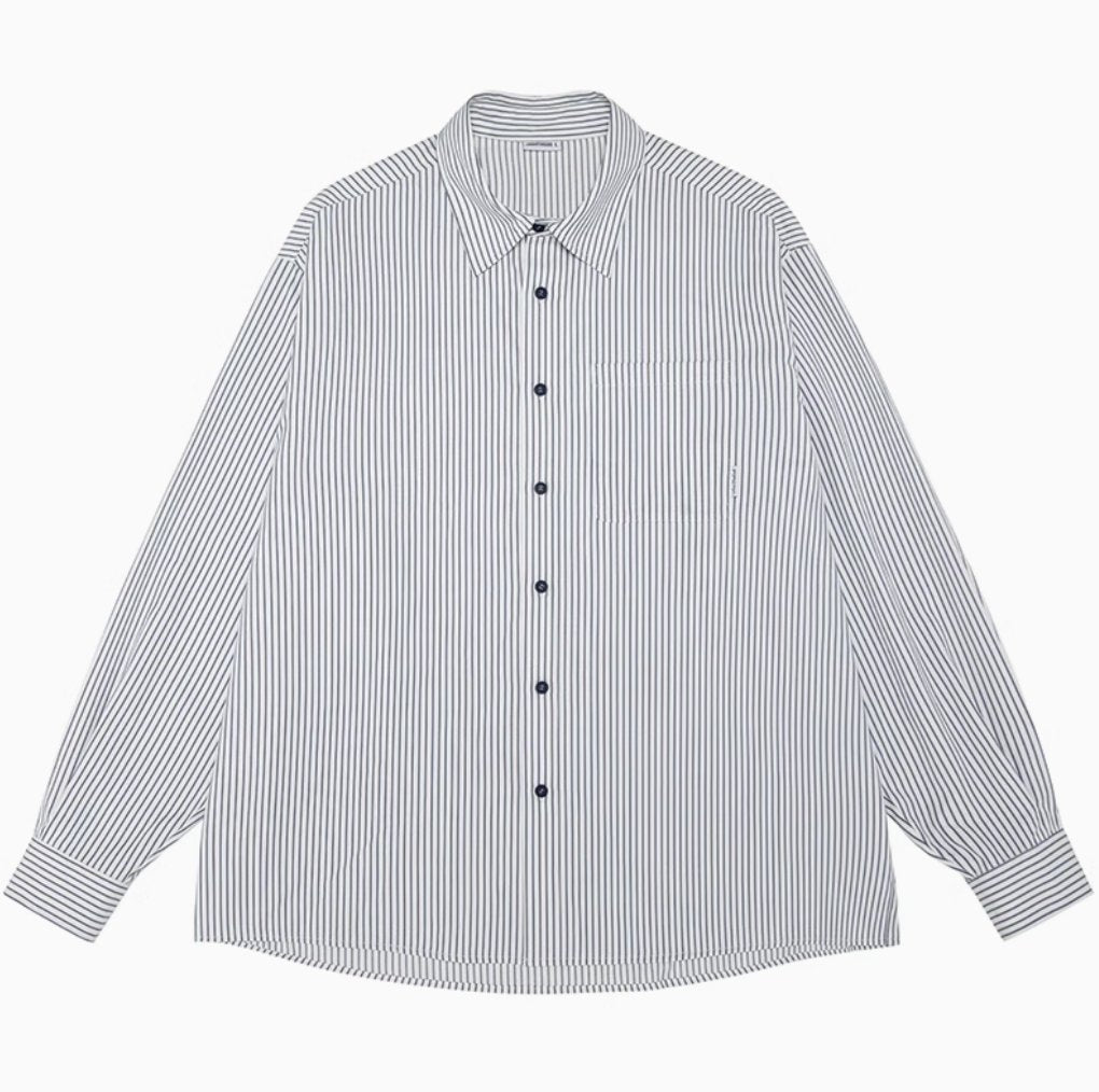 retro striped shirt /ストライプレギュラーカラーシャツ N4218