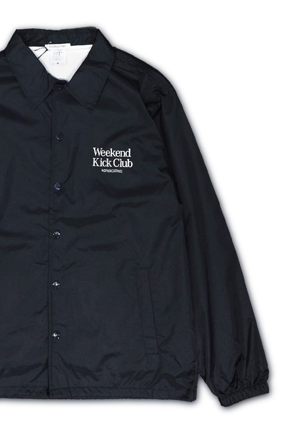 WKC NYLON COACH JACKET BLACK – NOFLEXCLOTHES