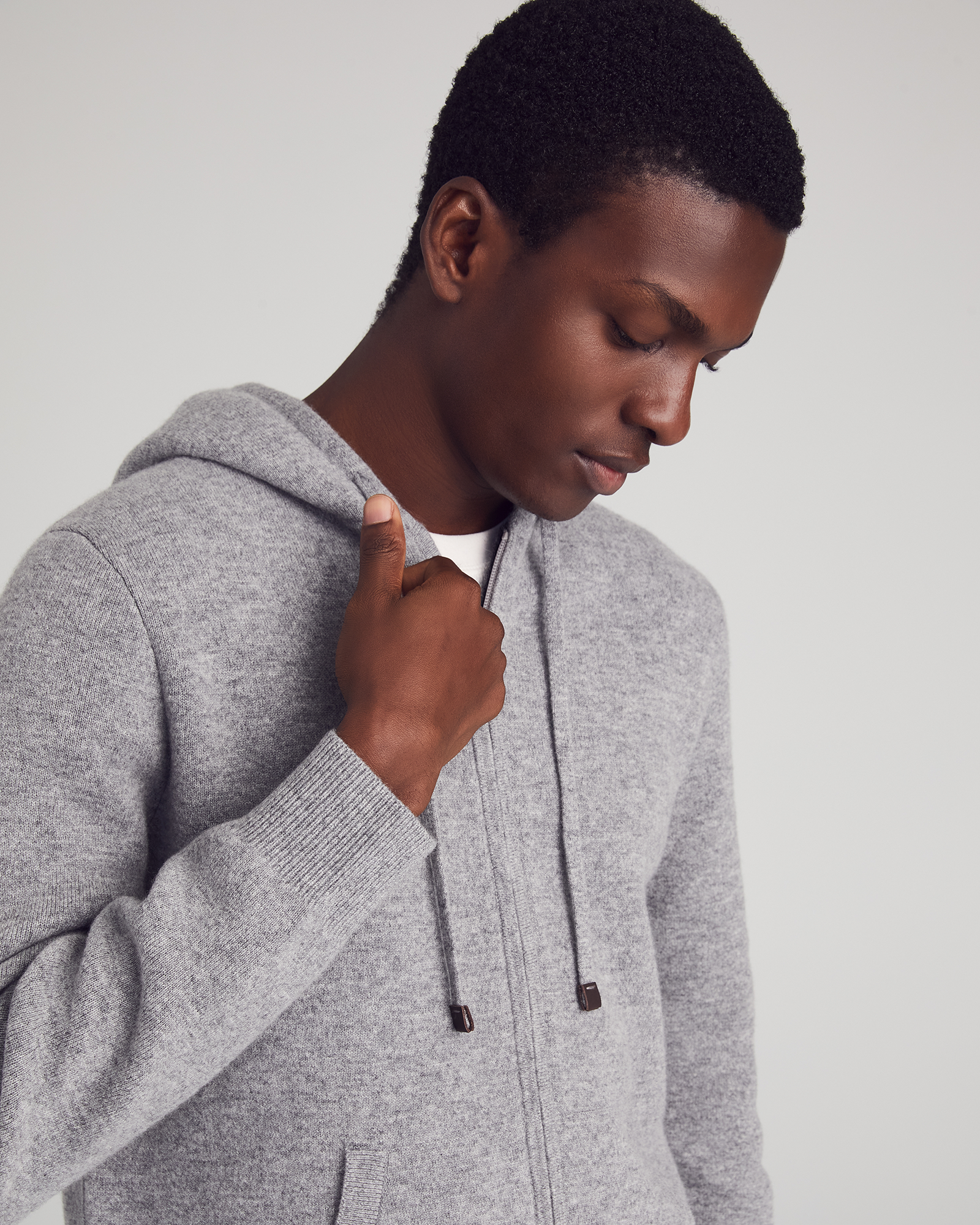 Men's Cashmere Zip-Up Hoodie | Nomad1942