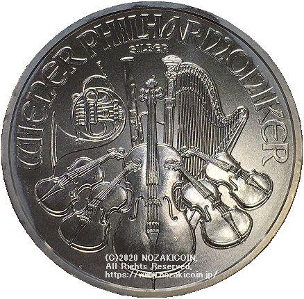 オーストリア ウィーン ハーモニー銀貨 2018 1オンス – 野崎コイン