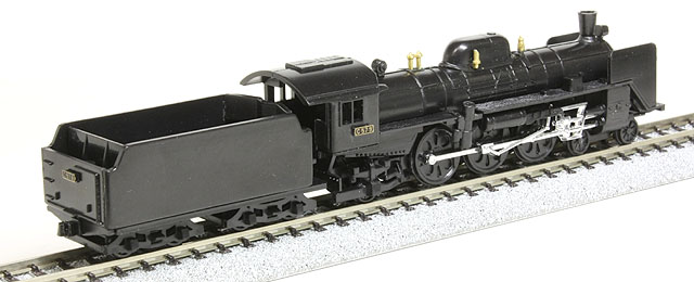 Nゲージ蒸気機関車のプラキット-C57