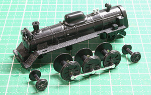 Nゲージ蒸気機関車のプラキット-C58