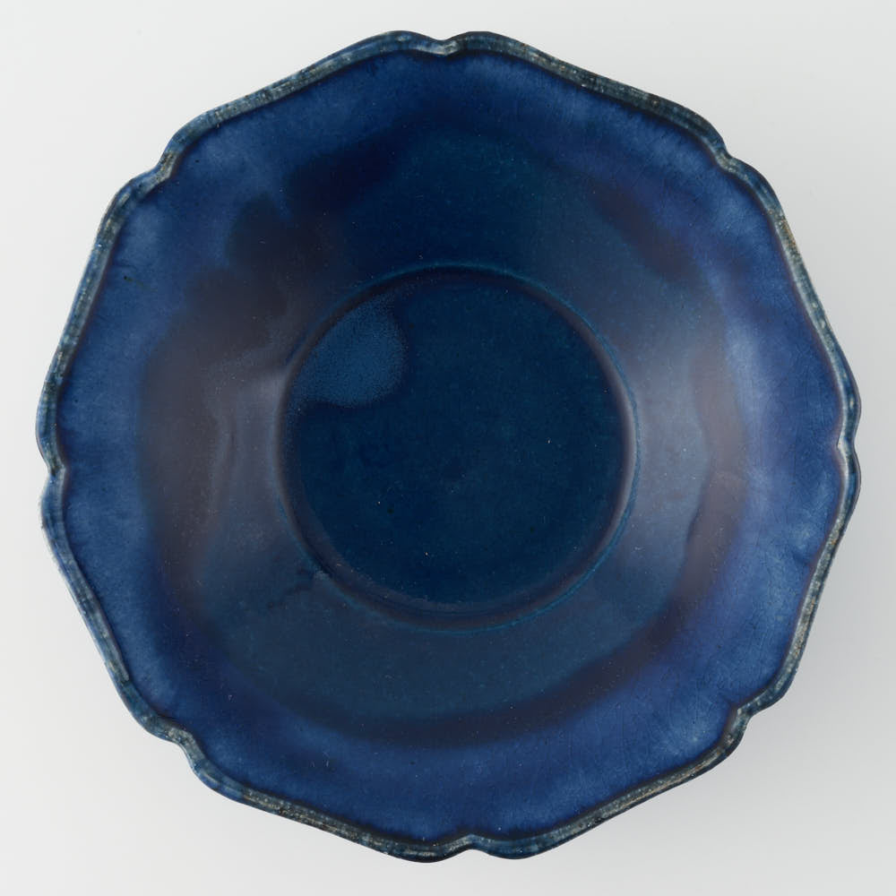 作家 亀井紀子 青彩 レリーフ 七寸鉢 ¥5,720 大人の焼き物