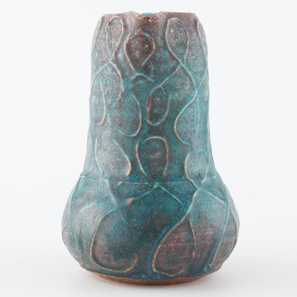 作家 藤原純 花器 M 碧 ¥7,700 大人の焼き物