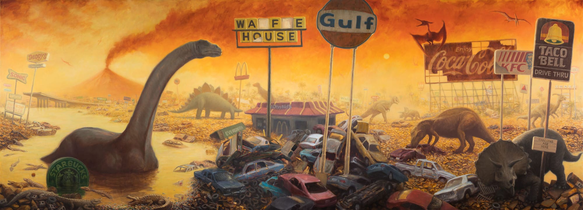 Dinosaurs Overrun a World Post Climate Disaster in Michael