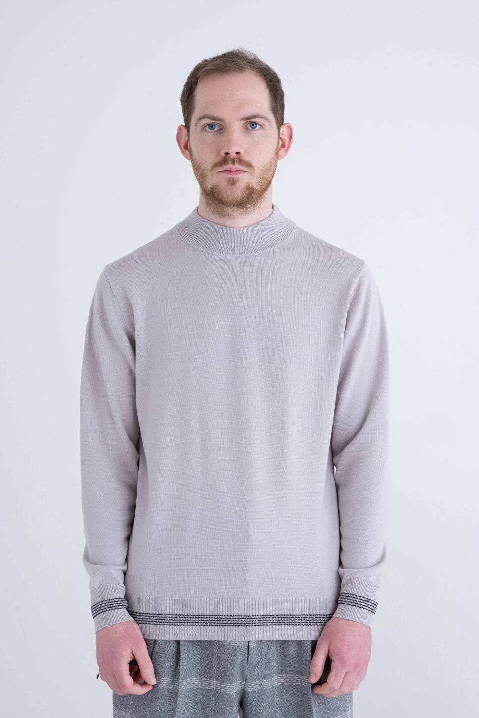 Ohal LORO PIANA 12G MOCK NECK P/O