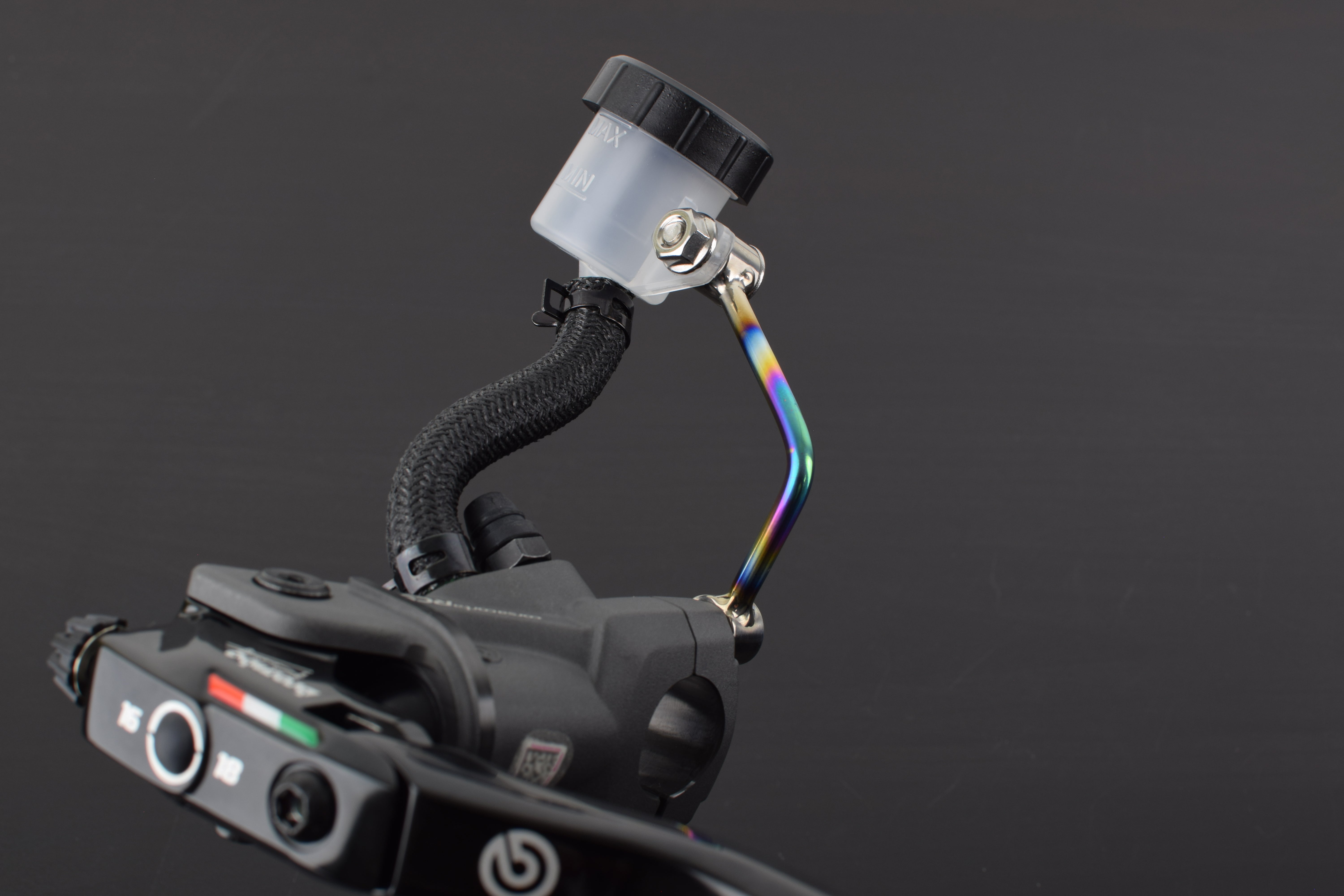 brembo RCS CorsaCorta クラッチマスターシリンダー チタニウムステー