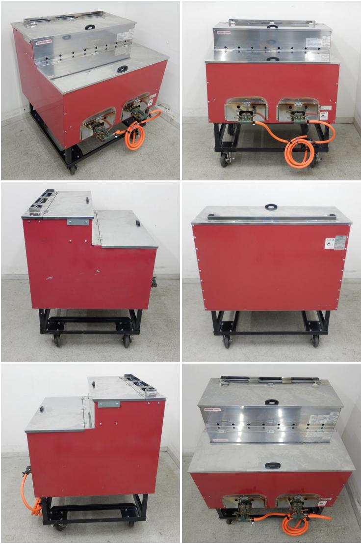 中古】 A03976 焼き芋機 アサヒサンレッド AY-1500 W830×D700×H920(+30