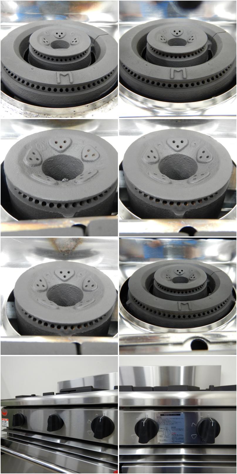 中古】 A07198 オーブン付きガスレンジ 5口 マルゼン RGR-1265C 2018年