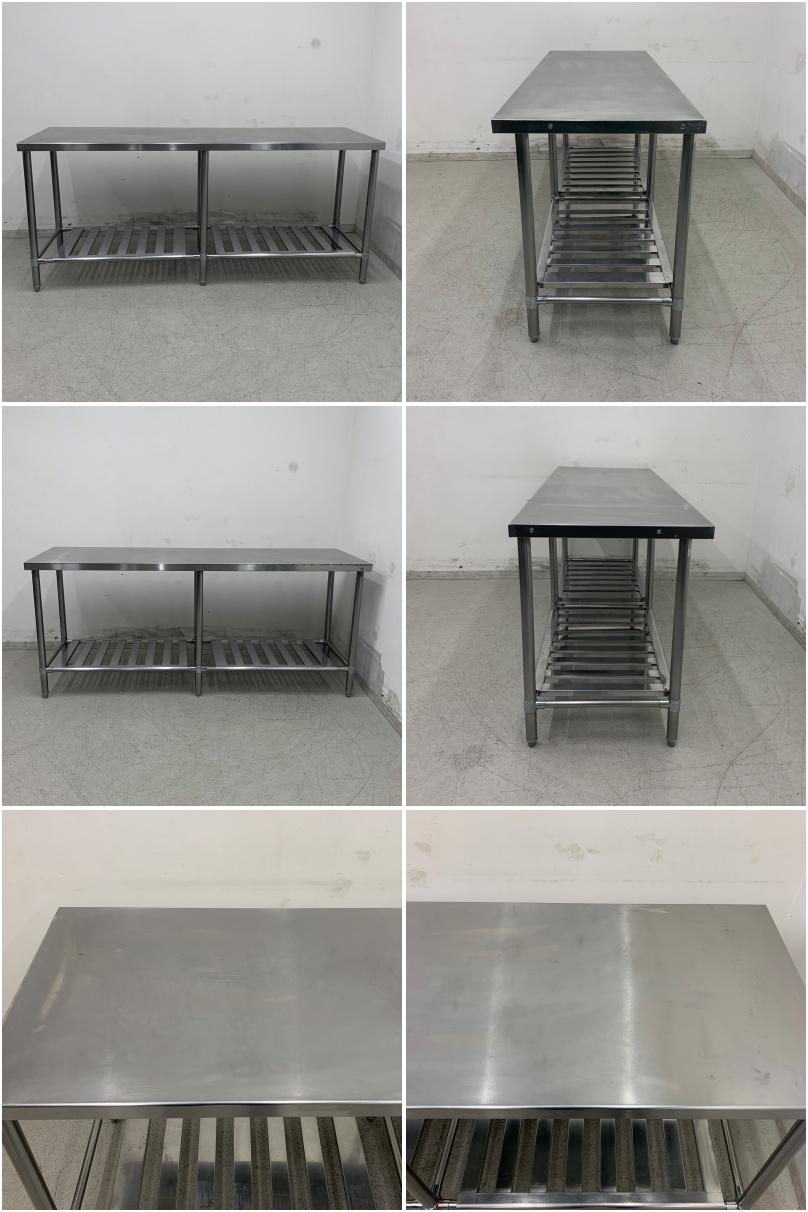 中古】 A08083 作業台 ステンレス 作業テーブル W1800 x D600 x H800