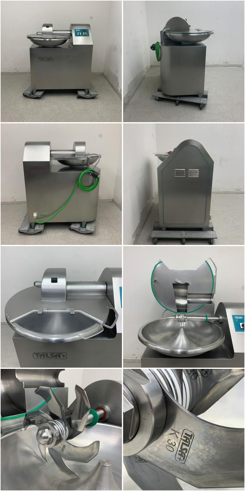 中古】 A07510 産業用 皿式フードカッター TALSA K30E 3相200V 50Hz