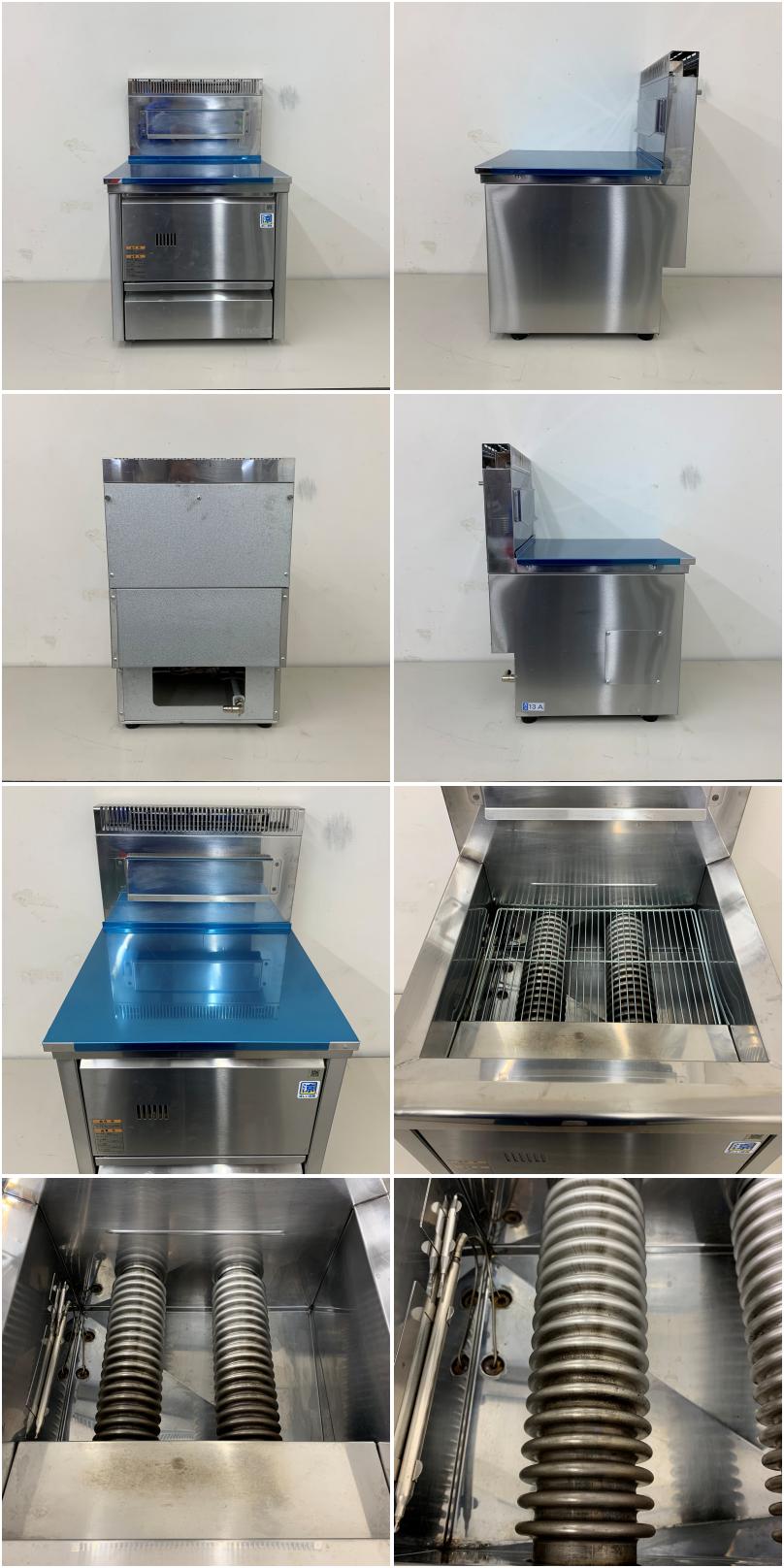 中古】 A08327 卓上型 ガスフライヤー 12L タニコー NB-TCFL-C4045G