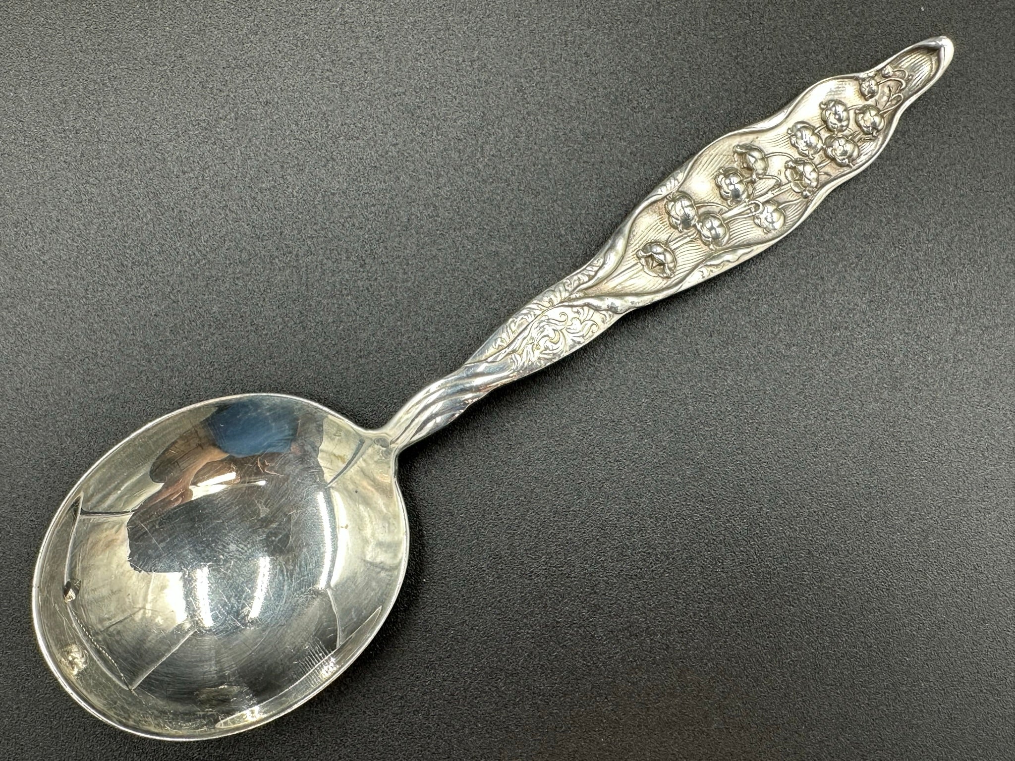 Lily of the Valley by Whiting Sterling Silver Gumbo Spoon