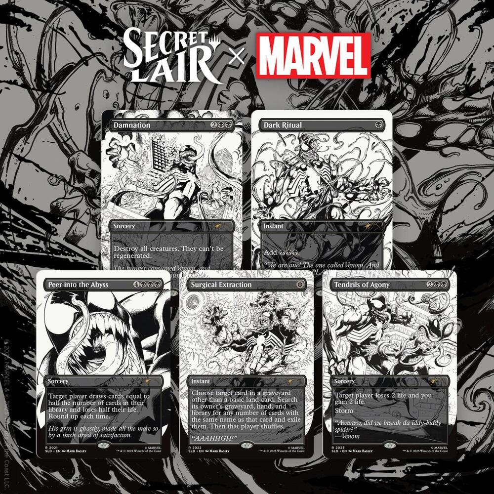 MTG: Secret Lair x Marvel's Spider-Man: Venom Unleashed (Inks)