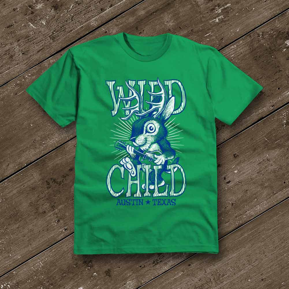 Wild Child Green YOUTH T-Shirt – Austin City Threads