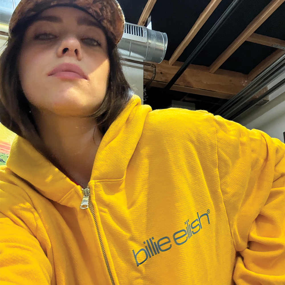Billie Yellow Tour Zip Hoodie | Billie Eilish Official AU Store