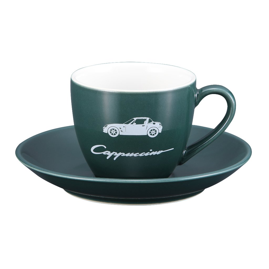 カプチーノ カップ/ソーサーセット【グリーン】 – オートリメッサ S-MALL