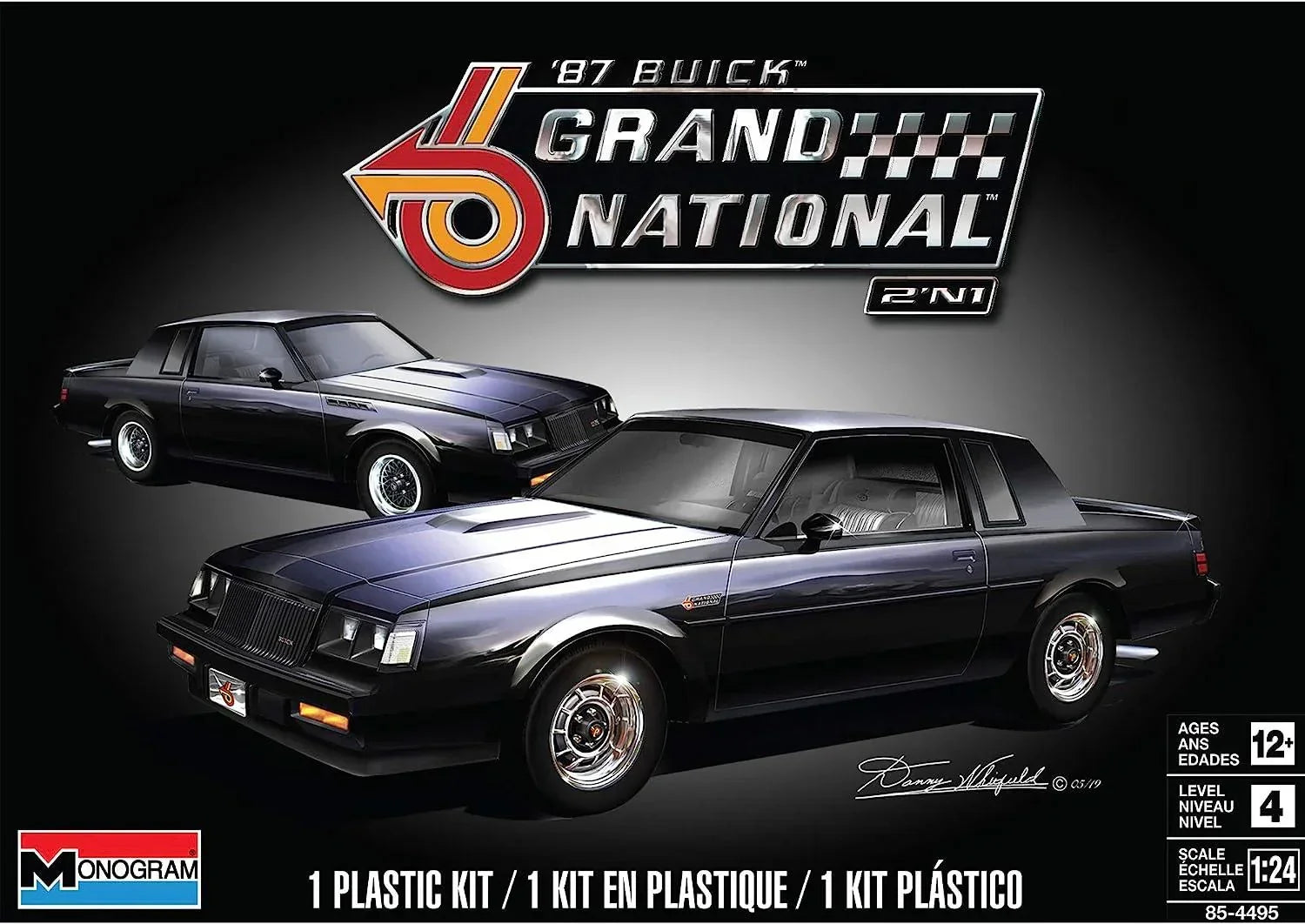 Revell 1987 Buick Grand National 2 In 1 1/24 Model Kit - A-Z Toy Hobby