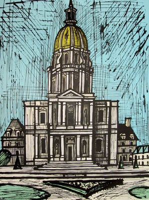 ベルナール・ビュッフェ ＜アンヴァリッド＞ 1964年製作オリジナル