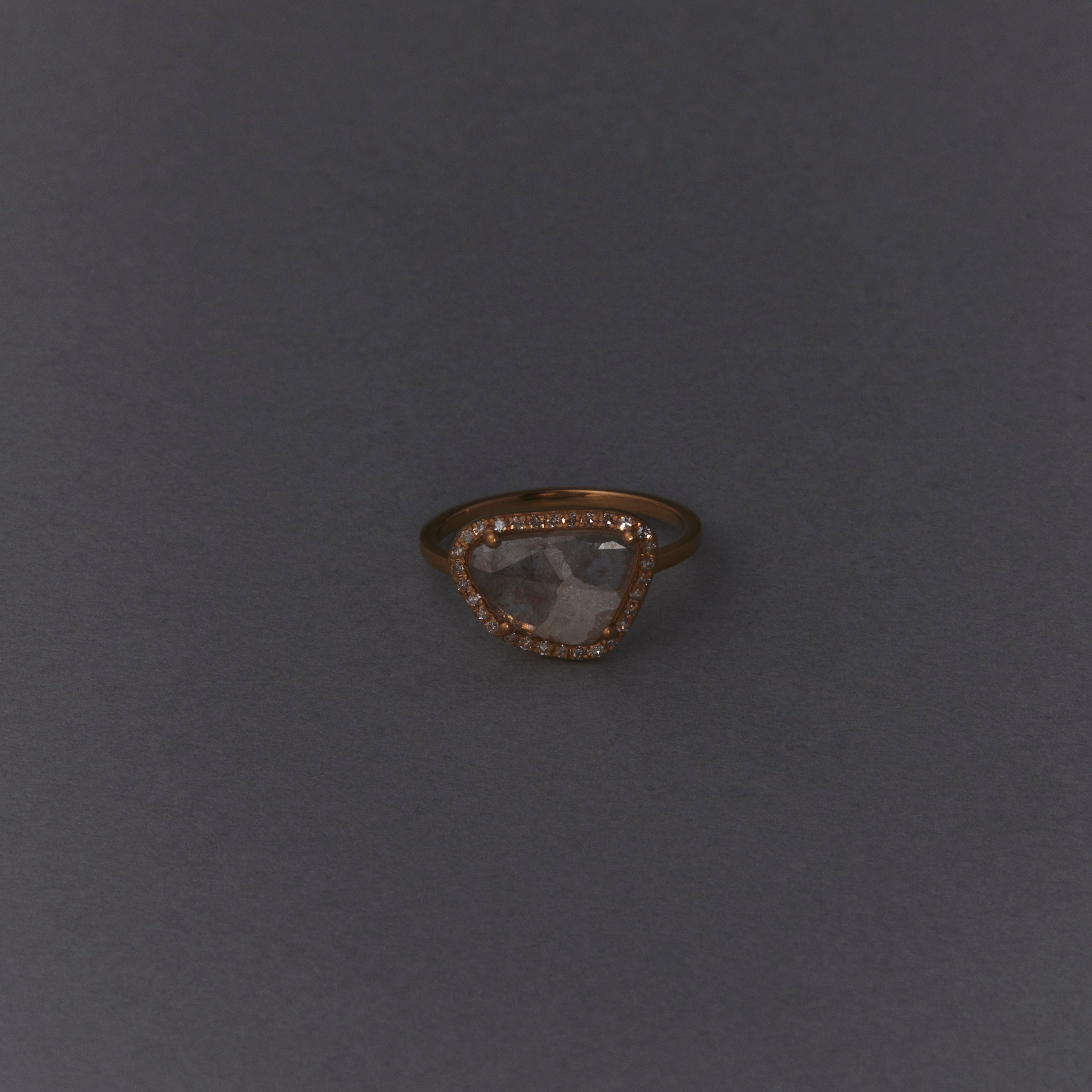 2263 Slice Diamond | K18YG One of a Elia Ring – Adlin Hue