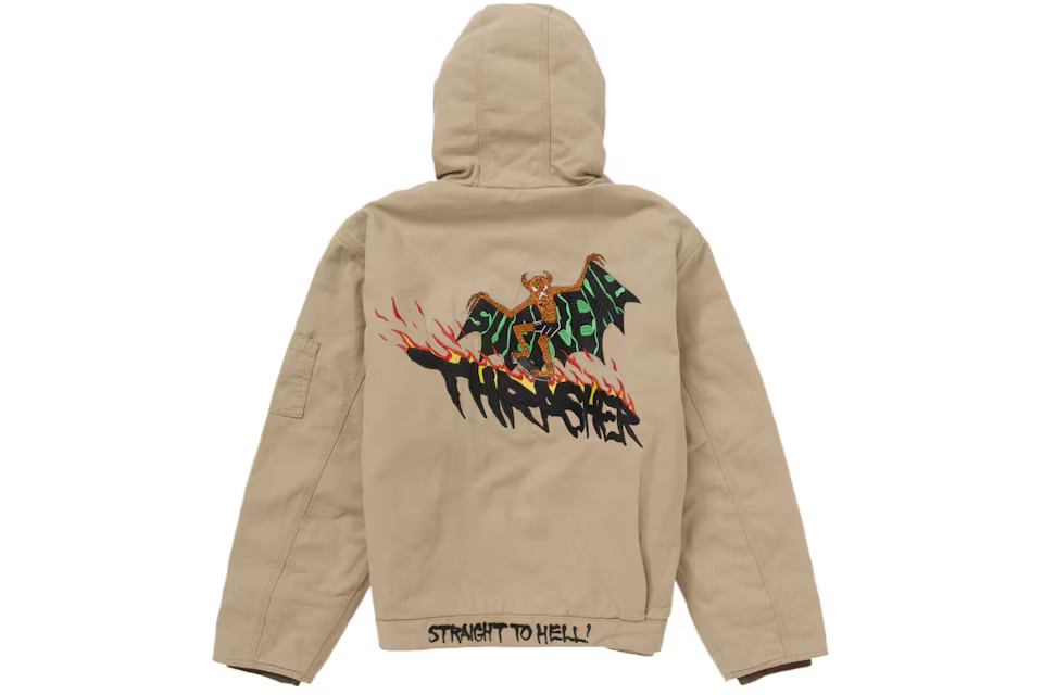 Supreme x Thrasher Hooded Work Jacket Supreme – Alcosta