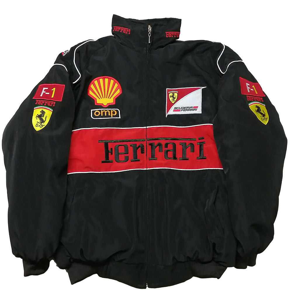 F1 Racing Jacket Ferrari OMP UPS Jaguar Advertising Racing Team