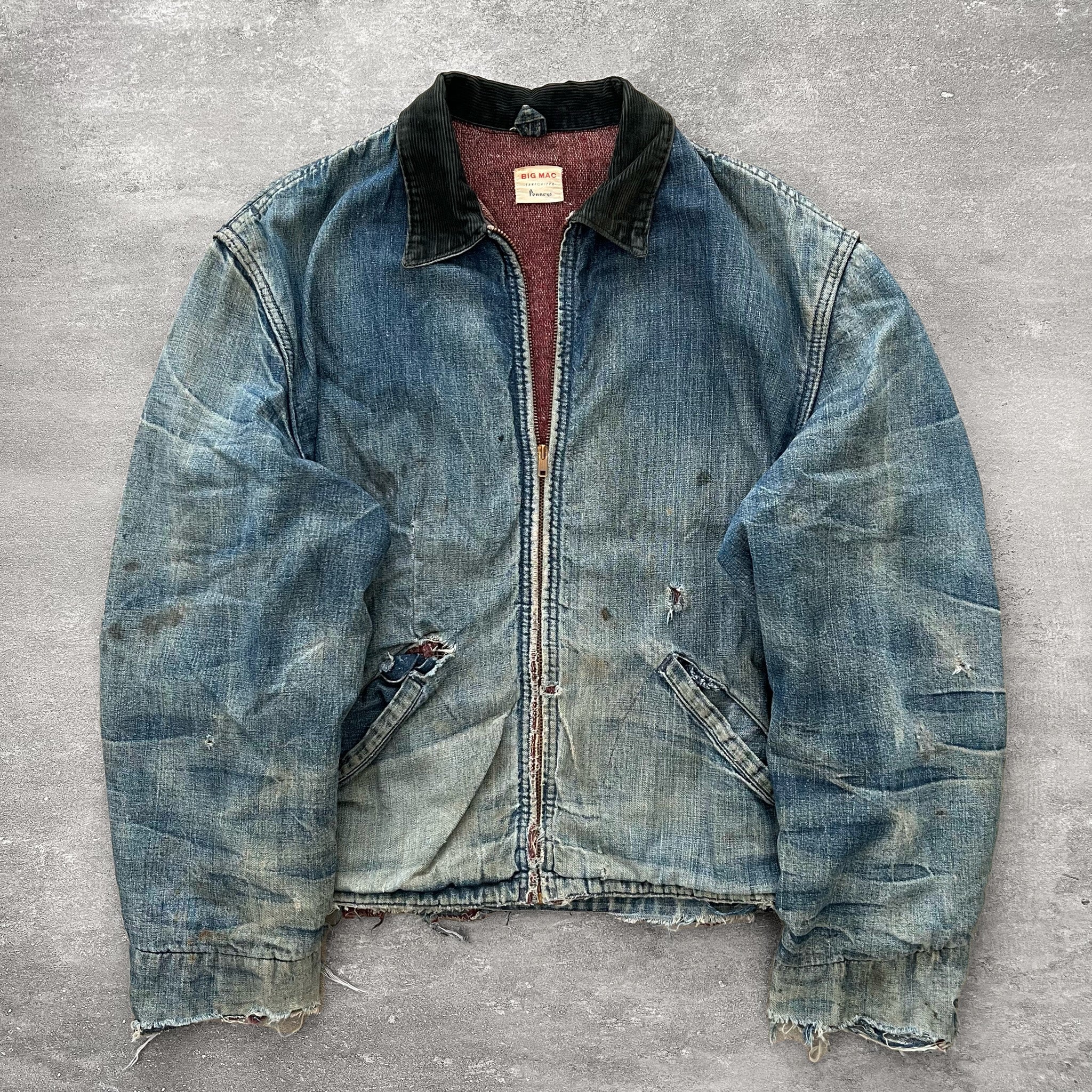 1960s Penneys 'Big Mac' Work Jacket Thrashed – Ametora