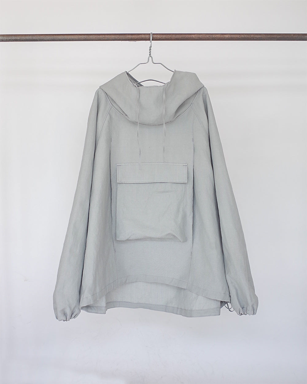 W/L PULL OVER SHIRT(BLUEGRAY) – ANCELLM